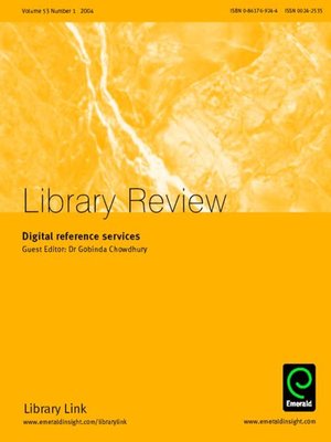 cover image of Library Review, Volume 53, Issue 1